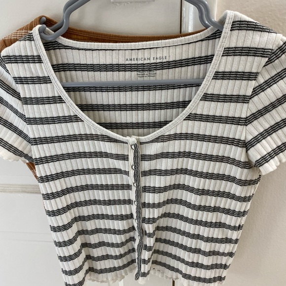 American Eagle Outfitters Tops - Moving sale - American eagle ribbed cropped tops bundle